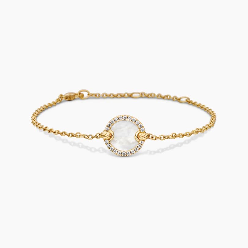 David Yurman Cable Collectibles Station Bracelet